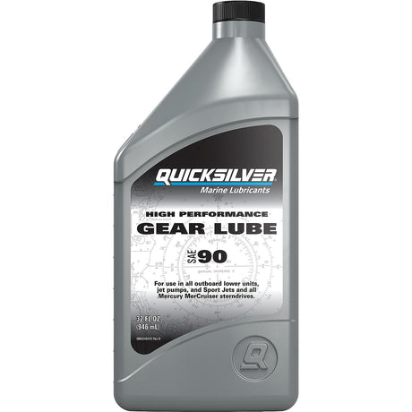 Quicksilver 92-8M0222065 High Performance Gear Lube SAE-90, 32 oz. - image 1