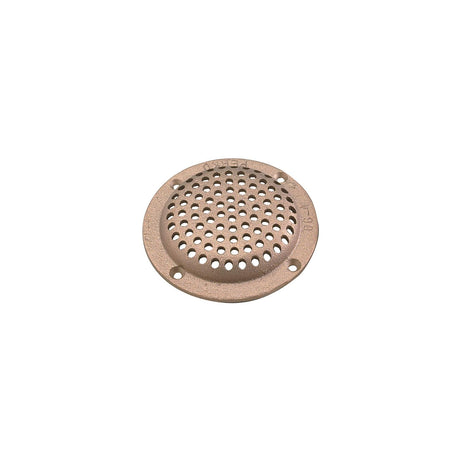 Perko 3-1/2" Round Bronze Strainer MADE IN THE USA [0086DP3PLB] - official Perko product image 2