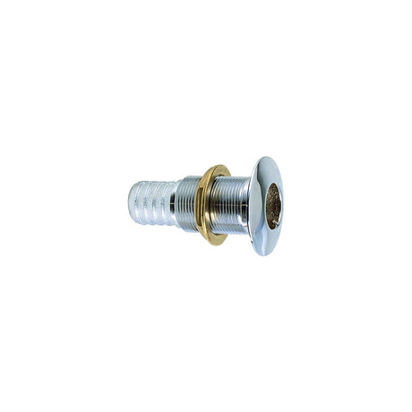 Perko 1-1/2" Thru-Hull Fitting f/ Hose Chrome Plated Bronze Made in the USA [0350008DPC] - official Perko product image 2