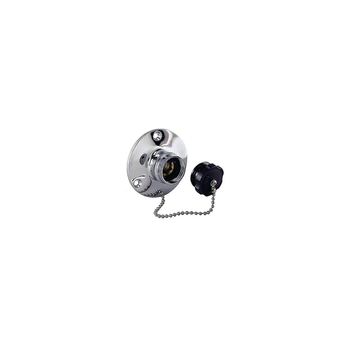 Perko Water Inlet Fitting w/Plug [0499DP0CHR] - official Perko product image 2