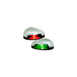 Perko Red/Green Horizontal Mount Side Light - Pair - Stainless Steel [0626DP0STS] - official Perko product image 2