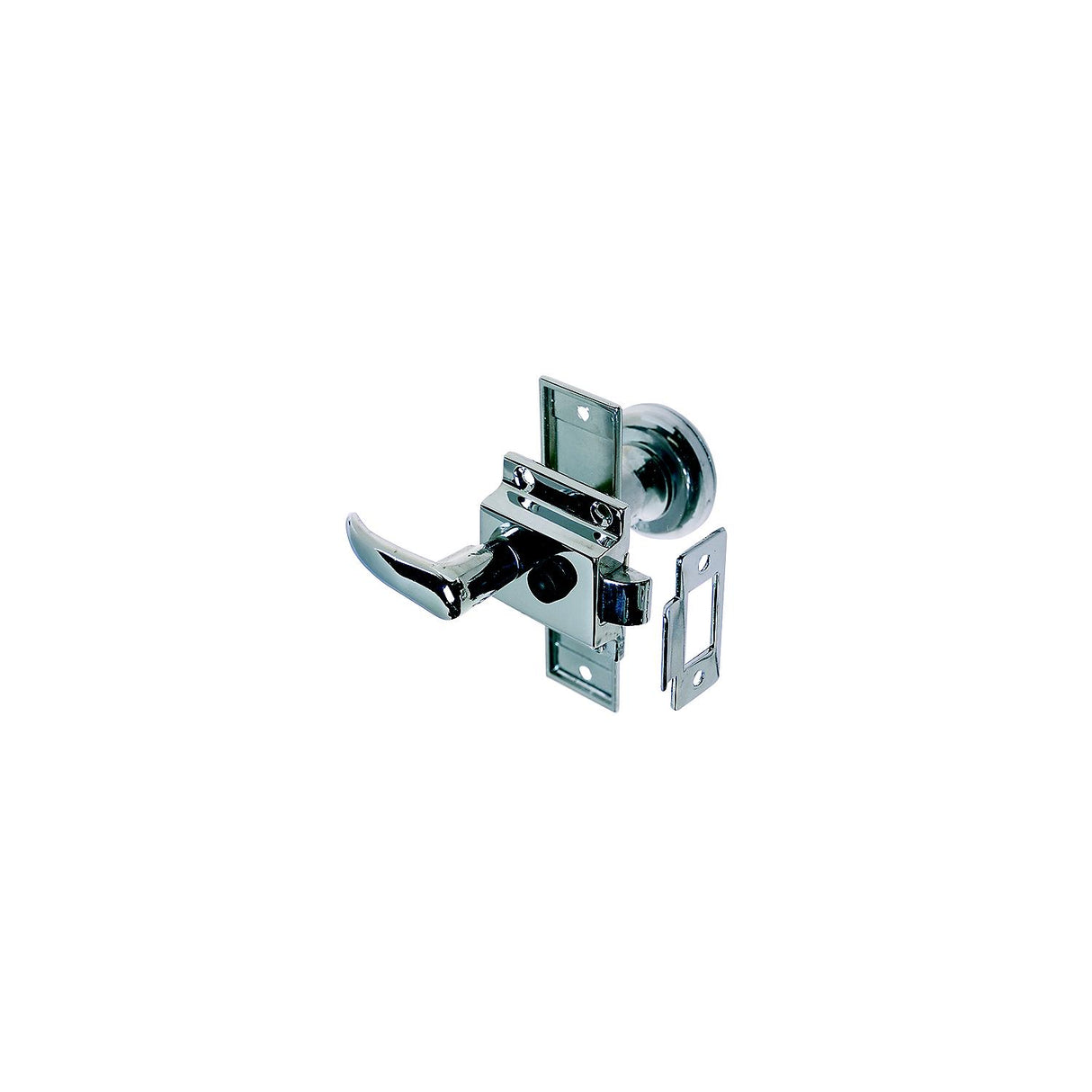 Perko 0930 DP0 Chr Rim Latch Set Flsh Strke Marine Boat - official Perko product image 2