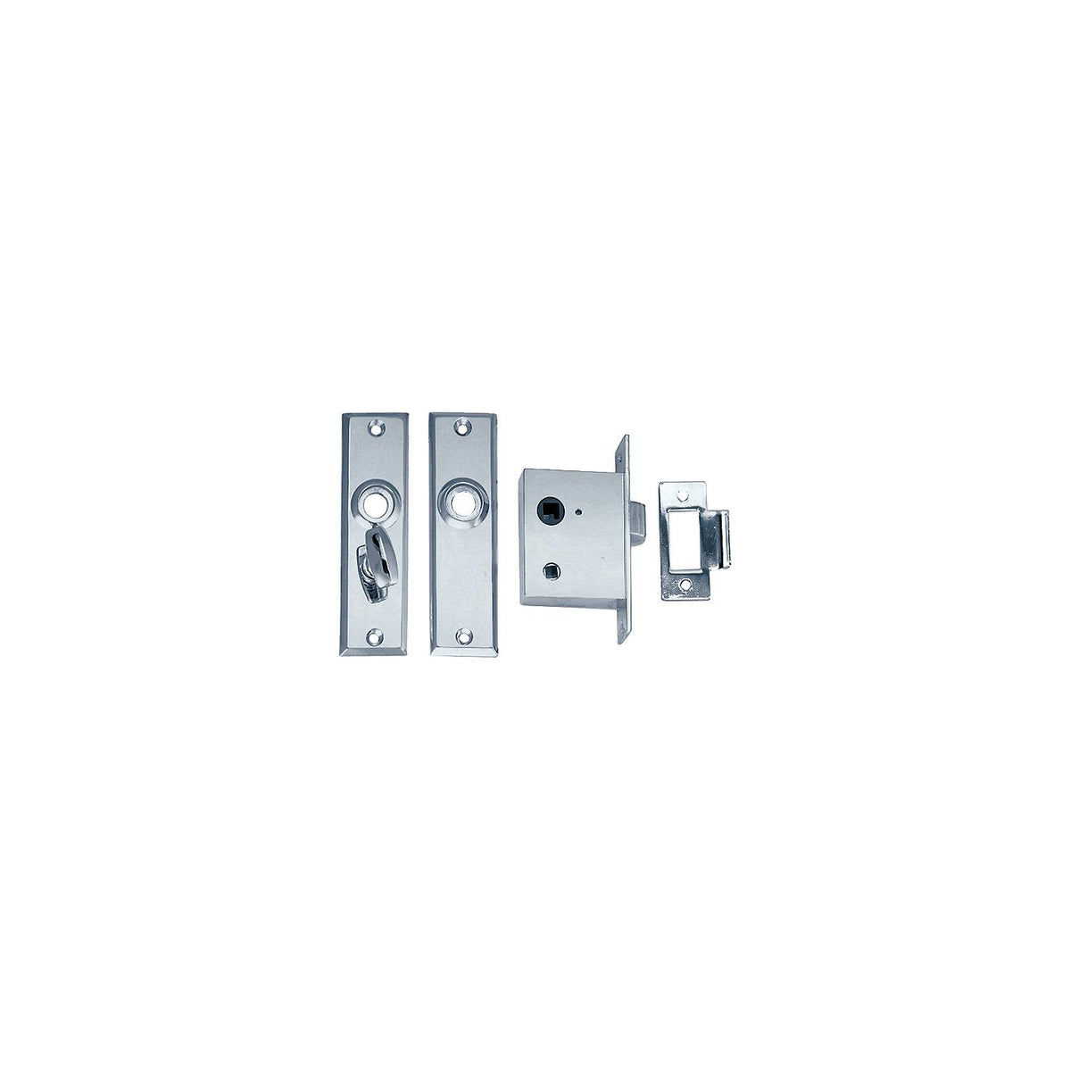 Perko Mortise Latch Set w/Turn Button [0960DP0CHR] - official Perko product image 3