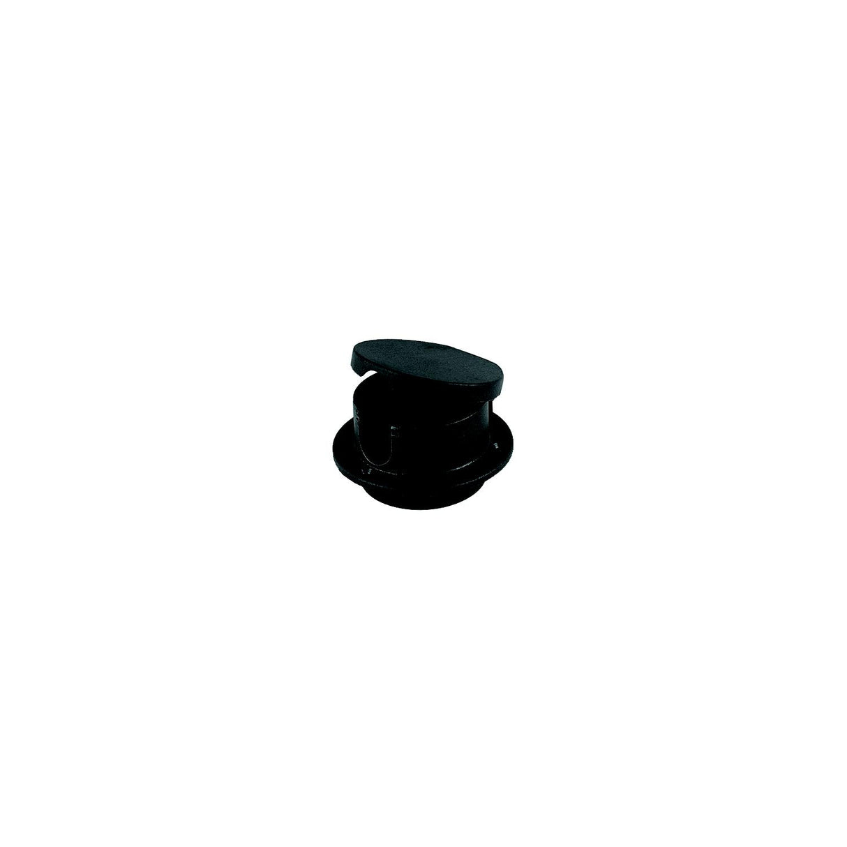Perko 1057 DP0 Blk Rope Deck Pipe Black Marine Boat