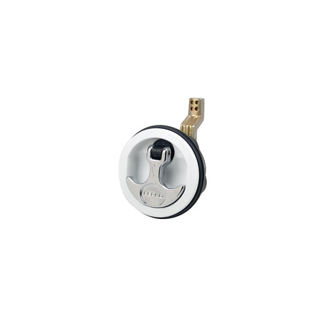 Perko Flush Latch - Surface Mount Offset Cam Bar - 2.5" Hole - White [1092DP1WHT] - official Perko product image 2