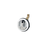 Perko Surface Mount & Latch - White Body, Chrome Handle, Offset Cam Bar, 3/4" - 2-3/8" [1091DP1WHT] - official Perko product image 2
