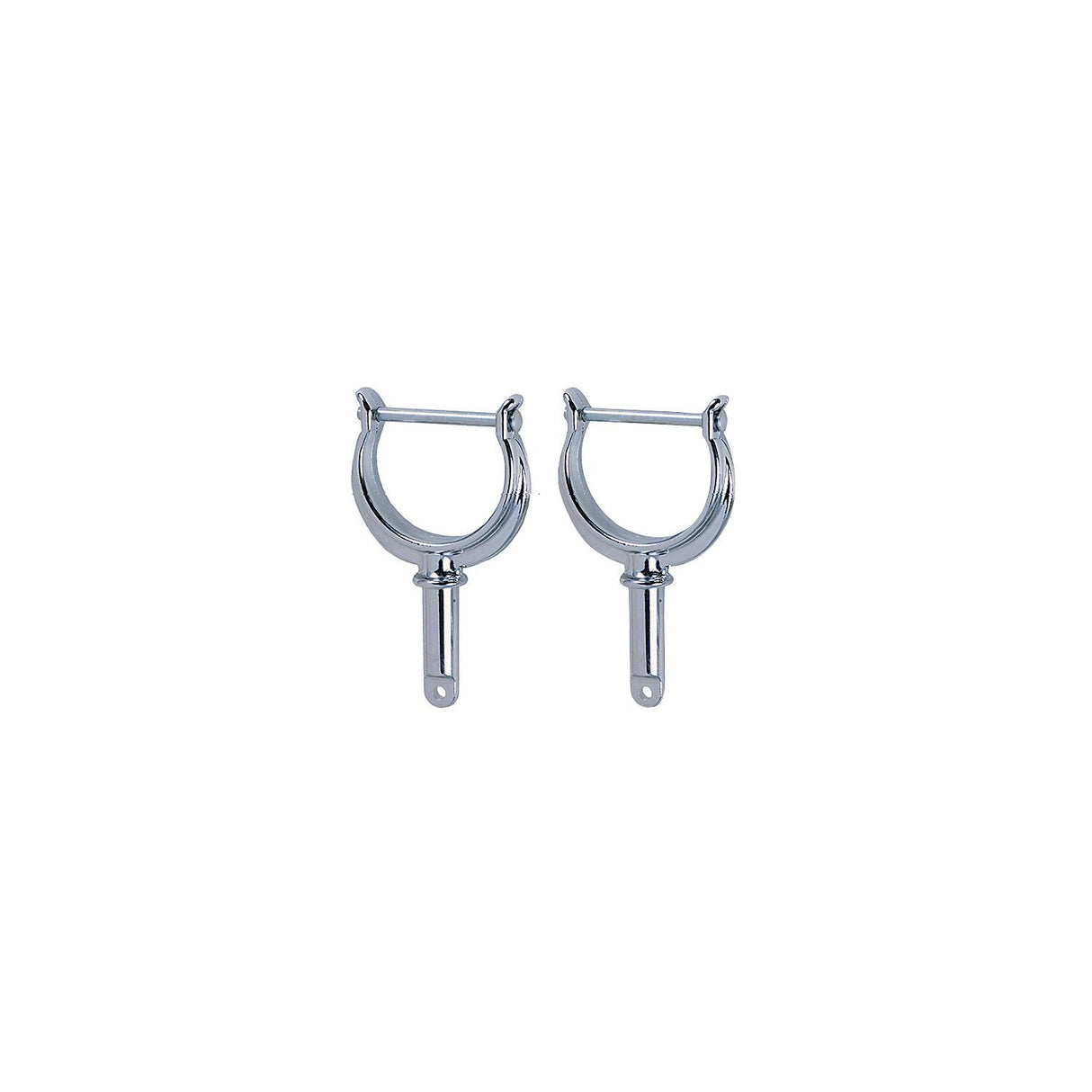 Perko 1227 DP0 Chr Rowlock Horn Pair Marine Boat