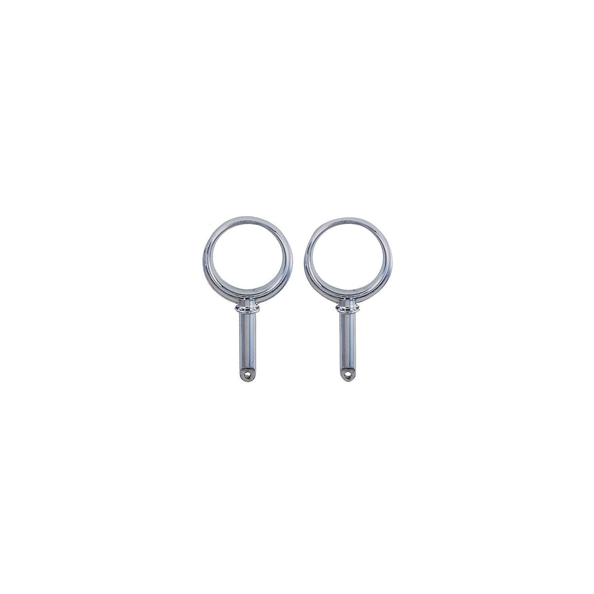 Perko Round Type Rowlock Horns - Plain Zinc [1267DP0ZNC] - official Perko product image 2