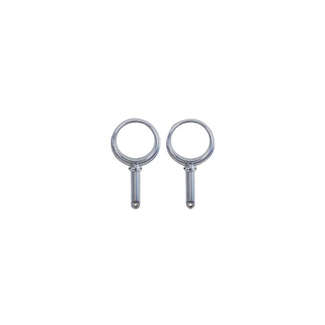 Perko Round Type Rowlock Horns - Plain Zinc [1267DP0ZNC] - official Perko product image 2