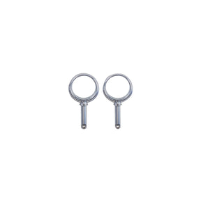 Perko Round Type Rowlock Horns Chrome Plated Zinc - 1267DP0ZNC - image 1