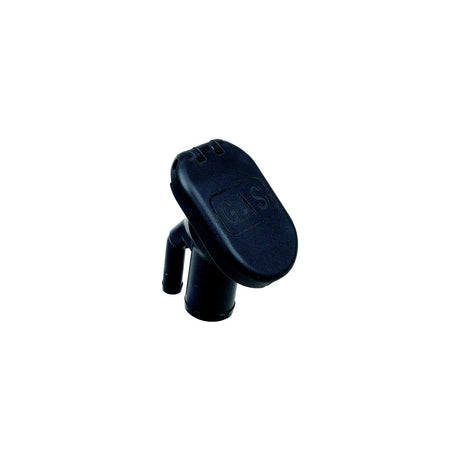 Perko Combination Vented Gas Fill/Tank f/1-1/2" Hose - 35 Angled Neck [1318DPGBLK] - official Perko product image 3