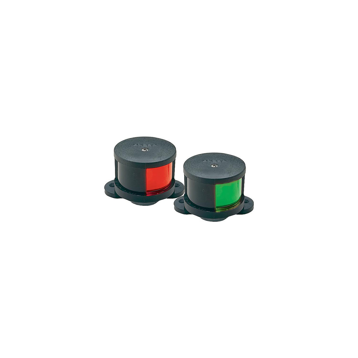 Perko 1601 DP0 Blk Sidelight PR Hrz Mnt Black Marine Boat