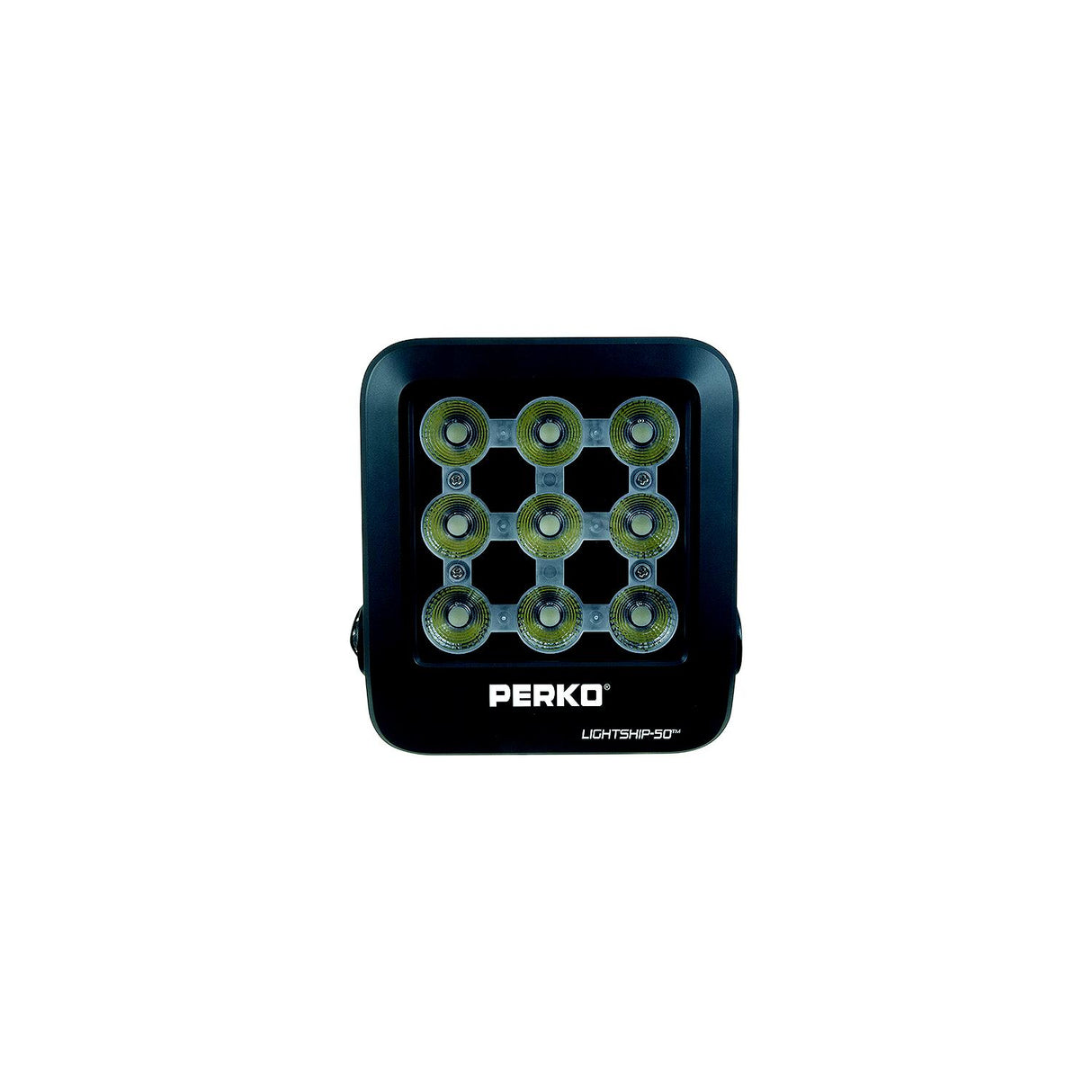 Perko Lightship 50 LED High Performance Spotlight - 12/24V - Black [1643050S0B] - official Perko product image 3