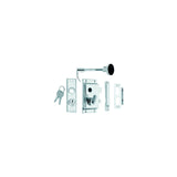 Perko 0918 DP0 Chr Rim Lock Set Box Strike Marine Boat