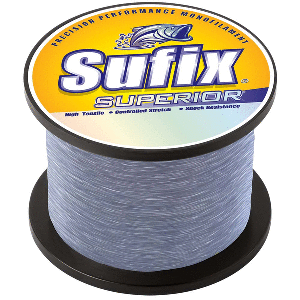 Sufix Superior Smoke Blue Monofilament - 10lb - 1495 yds - 634-110