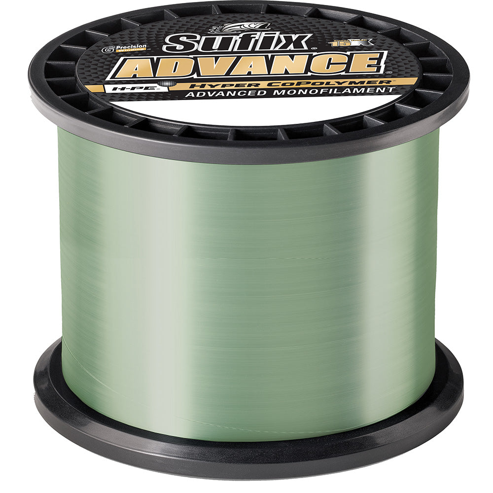 Sufix Advance® Monofilament - 14lb - Low-Vis Green - 1200yds - 604-1014G