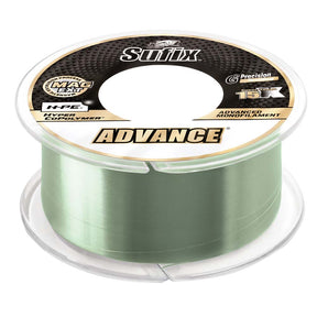 Sufix Advance® Monofilament - 12lb - Low-Vis Green - 330 yds - 604-112G