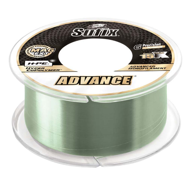 Sufix Advance® Monofilament - 10lb - Low-Vis Green - 330 yds - 604-110G