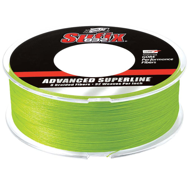 Sufix 832® Advanced Superline® Braid - 6lb - Neon Lime - 600 yds - 660-206L
