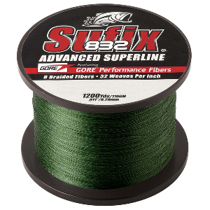 Sufix 832® Advanced Superline® Braid - 6lb - Low-Vis Green - 1200 yds - 660-306G