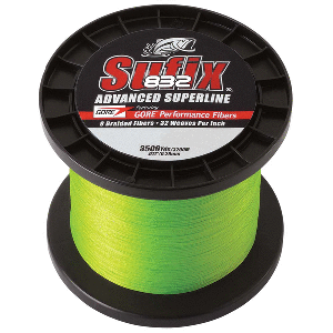 Sufix 832® Advanced Superline® Braid - 6lb - Neon Lime - 3500 yds - 660-406L