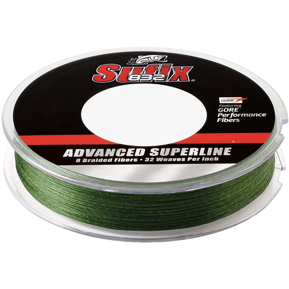 Sufix 832® Advanced Superline® Braid - 8lb - Low-Vis Green - 300 yds - 660-108G