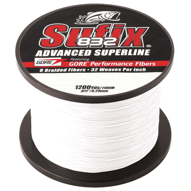Sufix 832® Advanced Superline® Braid - 15lb - Ghost - 1200 yds - 660-315GH
