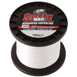 Sufix 832® Advanced Superline® Braid - 20lb - Ghost - 3500 yds - 660-420GH