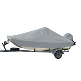 Carver by Covercraft Carver Sun-DURA&reg; Styled-to-Fit Boat Cover f/17.5' Bay Style Center Console Fishing Boats - Grey - 71017S-11