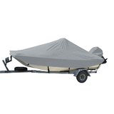 Carver by Covercraft Carver Sun-DURA&reg; Styled-to-Fit Boat Cover f/23.5' Bay Style Center Console Fishing Boats - Grey - 71023S-11
