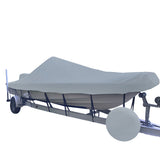Carver by Covercraft Carver Sun-DURA&reg; Narrow Series Styled-to-Fit Boat Cover f/23.5' V-Hull Center Console Shallow Draft Boats - Grey - 71223NS-11