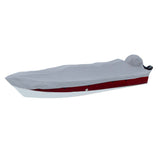 Carver by Covercraft Carver Poly-Flex II Styled-to-Fit Boat Cover f/16.5' V-Hull Side Console Fishing Boats - Grey - 72216F-10