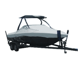 Carver by Covercraft Carver Sun-DURA&reg; Specialty Boat Cover f/21.5' Tournament Ski Boats w/Tower - Grey - 74521S-11