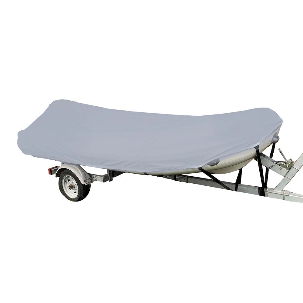 Carver by Covercraft Carver Poly-Flex II Styled-to-Fit Boat Cover f/9.5' Blunt Nose Inflatable Boats - Grey - 7INF9BF-10