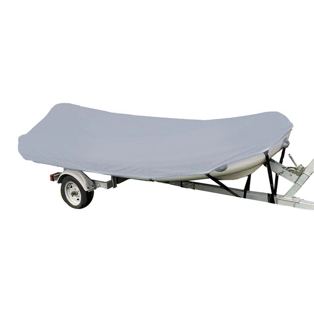 Carver by Covercraft Carver Poly-Flex II Styled-to-Fit Boat Cover f/9.5' Blunt Nose Inflatable Boats - Grey - 7INF9BF-10