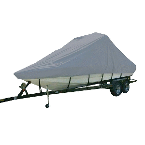 Carver by Covercraft Carver Sun-DURA® Specialty Boat Cover f/20.5' Sterndrive V-Hull Runabout/Modified Boats - Grey - 83120S-11