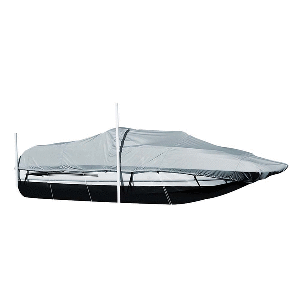 Carver by Covercraft Carver Sun-DURA&reg; Styled-to-Fit Boat Cover f/22.5' Sterndrive Deck Boats w/Walk-Thru Windshield - Grey - 95122S-11