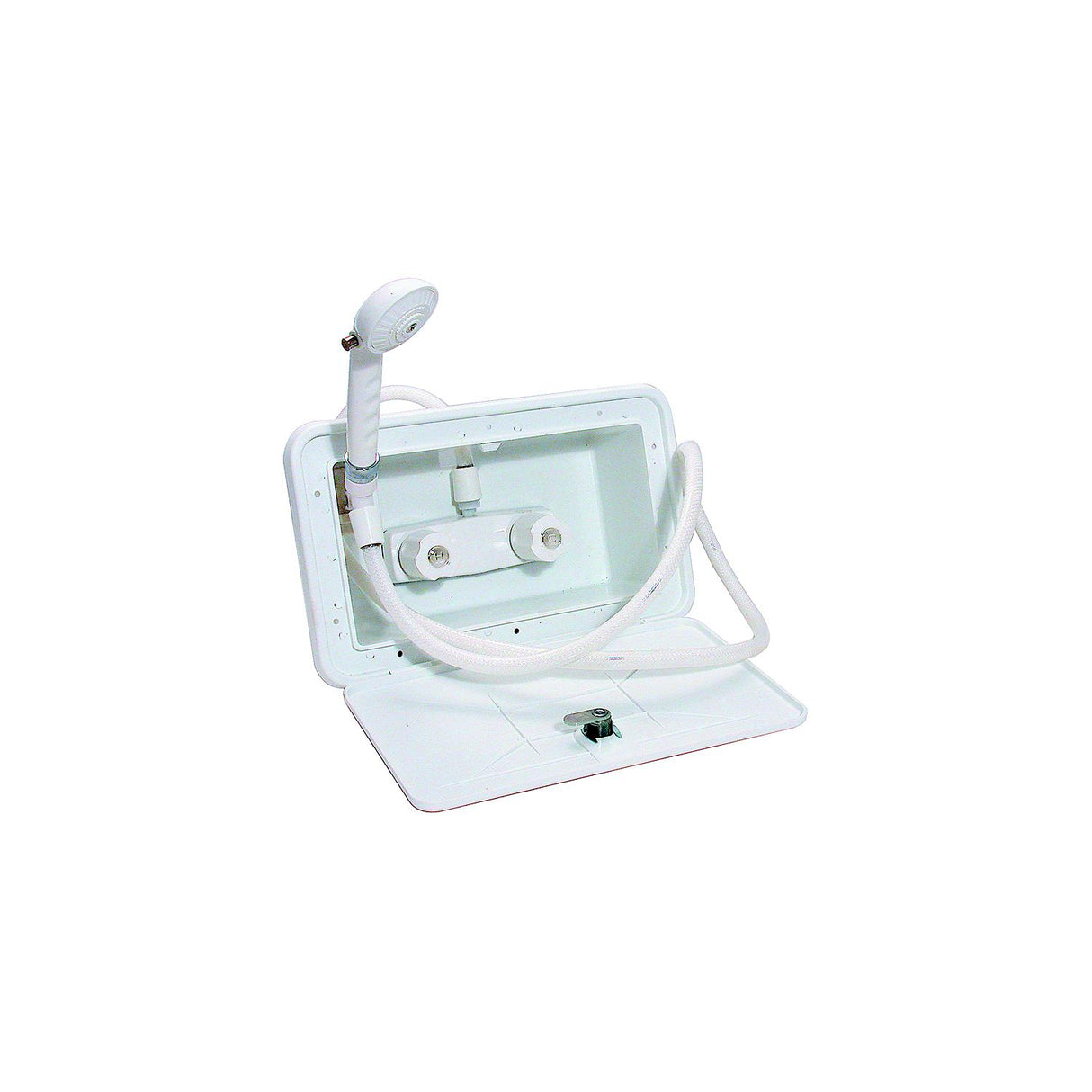 Valterra Phoenix RV Camping Exterior Outdoor Shower with Hatch & Hose - PF266201 - image 1