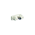 Valterra Phoenix PF213247 White Finish Two Handle RV Shower Faucet w/Quick Connect Fitting - image 1
