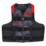Chaleco salvavidas de nailon para adultos Full Throttle - 4XL/7XL - Rojo/Negro [112200-100-110-22]