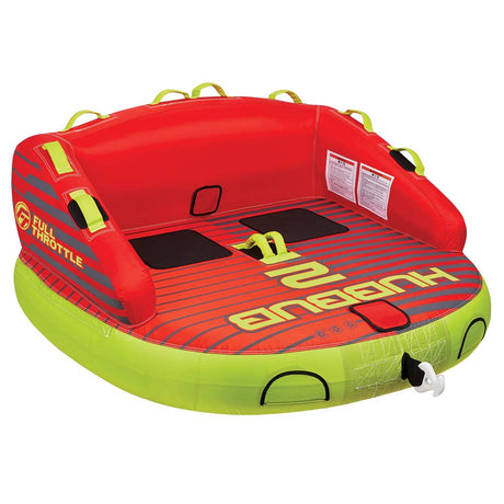 Tubo remolcable Full Throttle Hubbub 2 - 2 pasajeros - Rojo [303400-100-002-21]