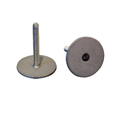 Weld Mount Stainless Steel Stud 1.25" Base 10 x 24 Threads 1.00" Tall - 15 Quantity - 102416