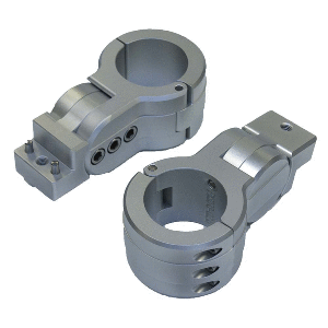 PTM Watersports Board Rack Mounts - 2.38" Pipe Clamp - Titanium Grey - P13198-2380TEBGR