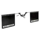 ROCK TAMERS 2.5" Hub Mudflap System - Matte Black/Stainless - 00110