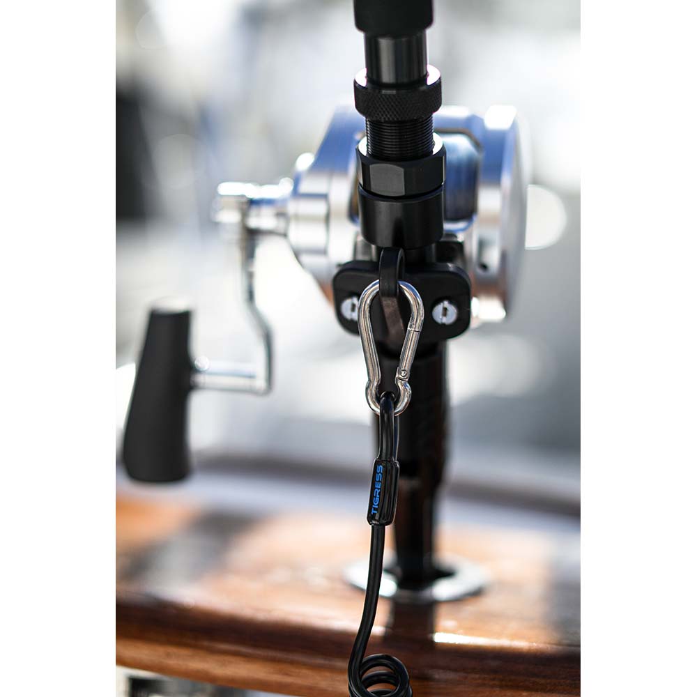 Tigress Light Tackle Coiled Safety Tether - 600lbs - 88440