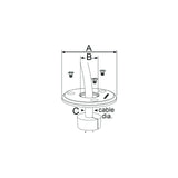 Scanstrut Black Anodized Aluminum Low-Profile Cable Seal f/Cables 9-14mm Connectors Up to 30mm [DS-LP-30-BLK] - official Scanstrut product image 3