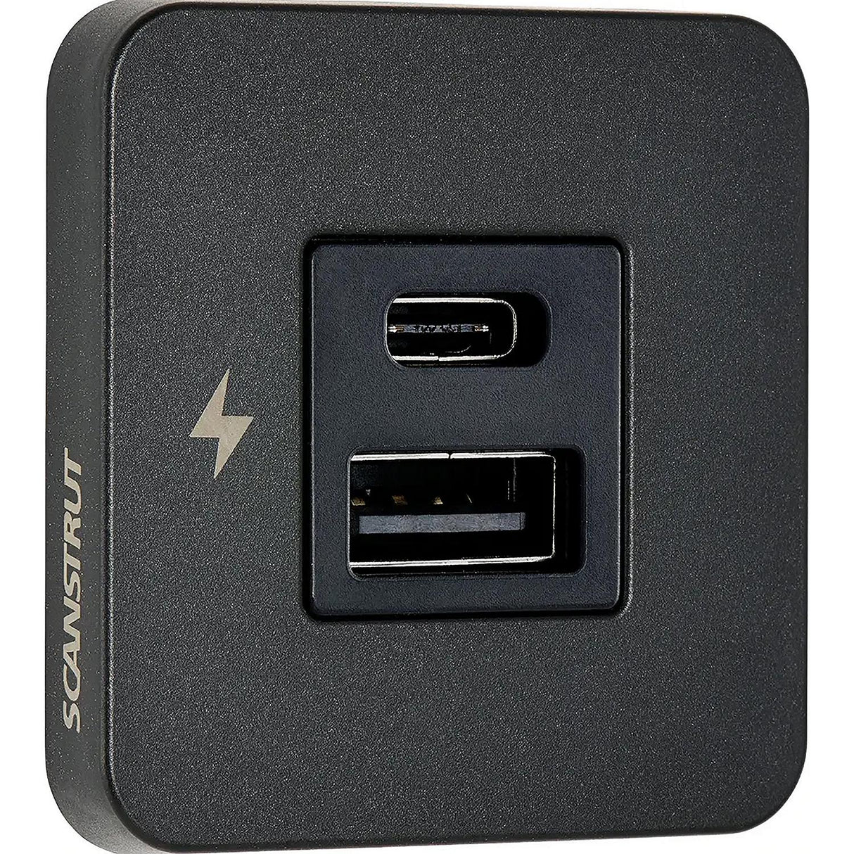 Scanstrut TILE USB-A/USB-C Interior Charging Socket - 12/24V - Black Bezel [SC-TILE-10] - official Scanstrut product image 5