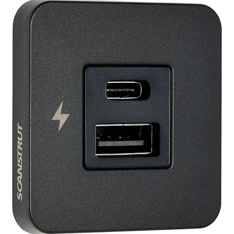 Scanstrut TILE USB-A/USB-C Interior Charging Socket - 12/24V - Black Bezel [SC-TILE-10] - official Scanstrut product image 5