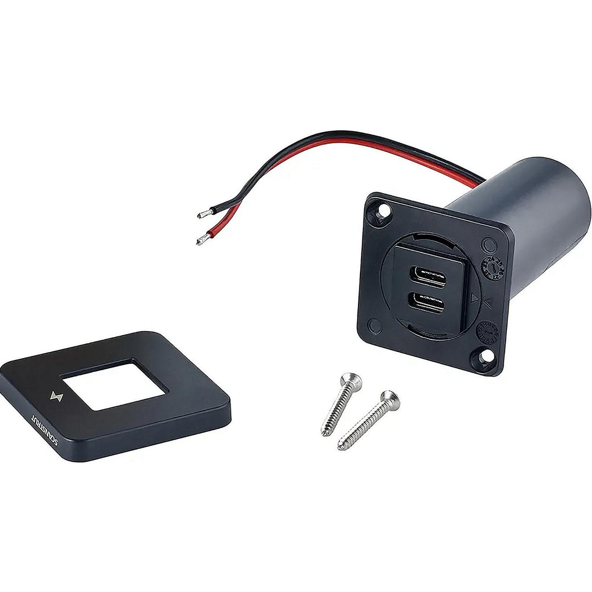 Scanstrut TILE USB-C Interior Charging Socket - 12/24V - Black Bezel [SC-TILE-20] - official Scanstrut product image 7