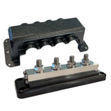 Victron Busbar 600A 4P Cover 4X 3/8" Plus 4X M8 Terminals [VBB160040010]